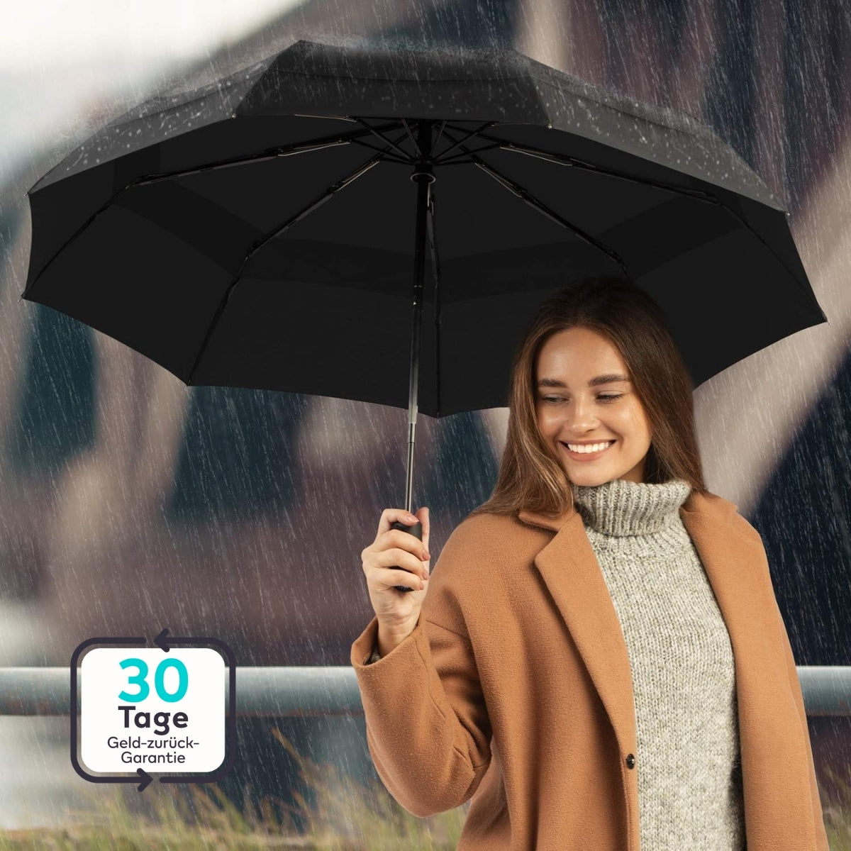 Serenosols™RainMate | Moeiteloos om mee te nemen en daarom altijd droog | Kleinste paraplu 2024 (1+1 GRATIS)