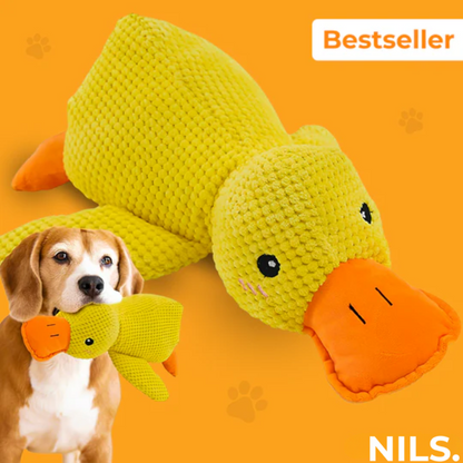 Serenosole™ CalmBuddy Anti-Stress Ente Hundespielzeug | Das ultimative Kuschelspielzeug für einen stressfreien Hund | Bester Stresskiller für Hunde 2024