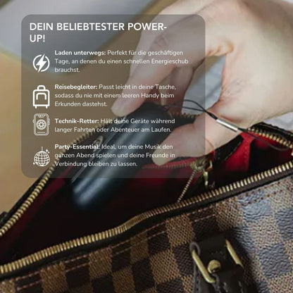 Serenosole™ PowerSnap PowerBank | Immer Bereit Zum Laden, Egal Wo Du Bist | Für alle Handys