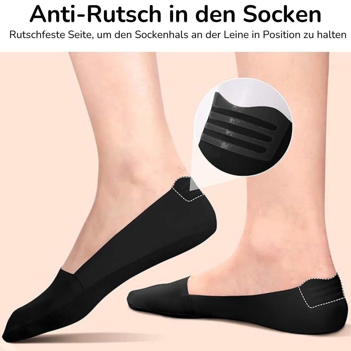 Serenosols™Comfortabele sokken | Onzichtbaar, schuift niet en altijd verse voeten (3 2 GRATIS)