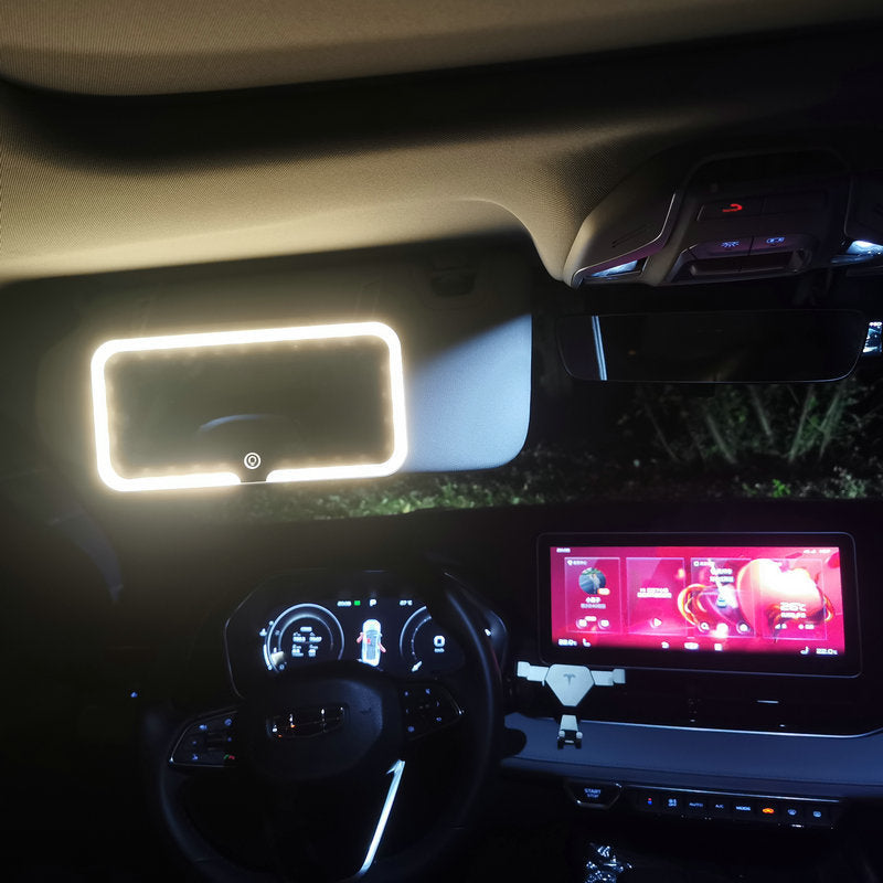 Serenosole™ GlamVisor Verlichte Spiegel | Luxus-LED-Autospiegel