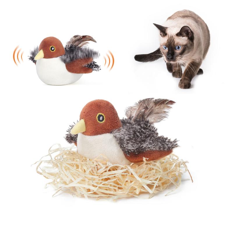 Serenosole™ BirdyBuddy kattenspeeltje | Trekt de aandacht van uw kat en stimuleert het spelen | Meest verslavende kattenspeeltje 2024