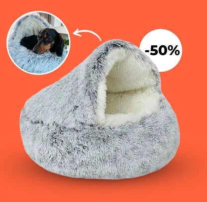 Serenosole™ CuddleCave Hundebett | Gemütlicher Rückzugsort, perfekt für deinen Hund | Gemütlichstes Hundebett 2024