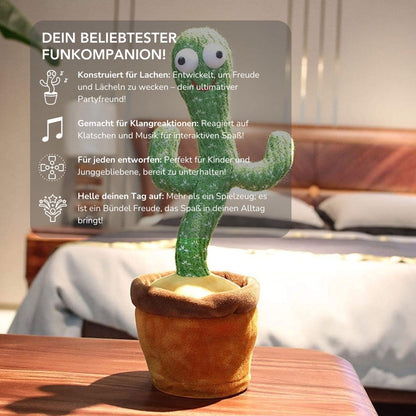 Serenosole™ Hug-a-Cactus Tanzender Kaktus | Endloses Lachen bei jedem Wackeln (1+1 GRATIS)