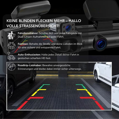 Serenosole™ VisionDrive | Fange jeden Moment ein, innen und außen | Schlauste Dashcam 2025