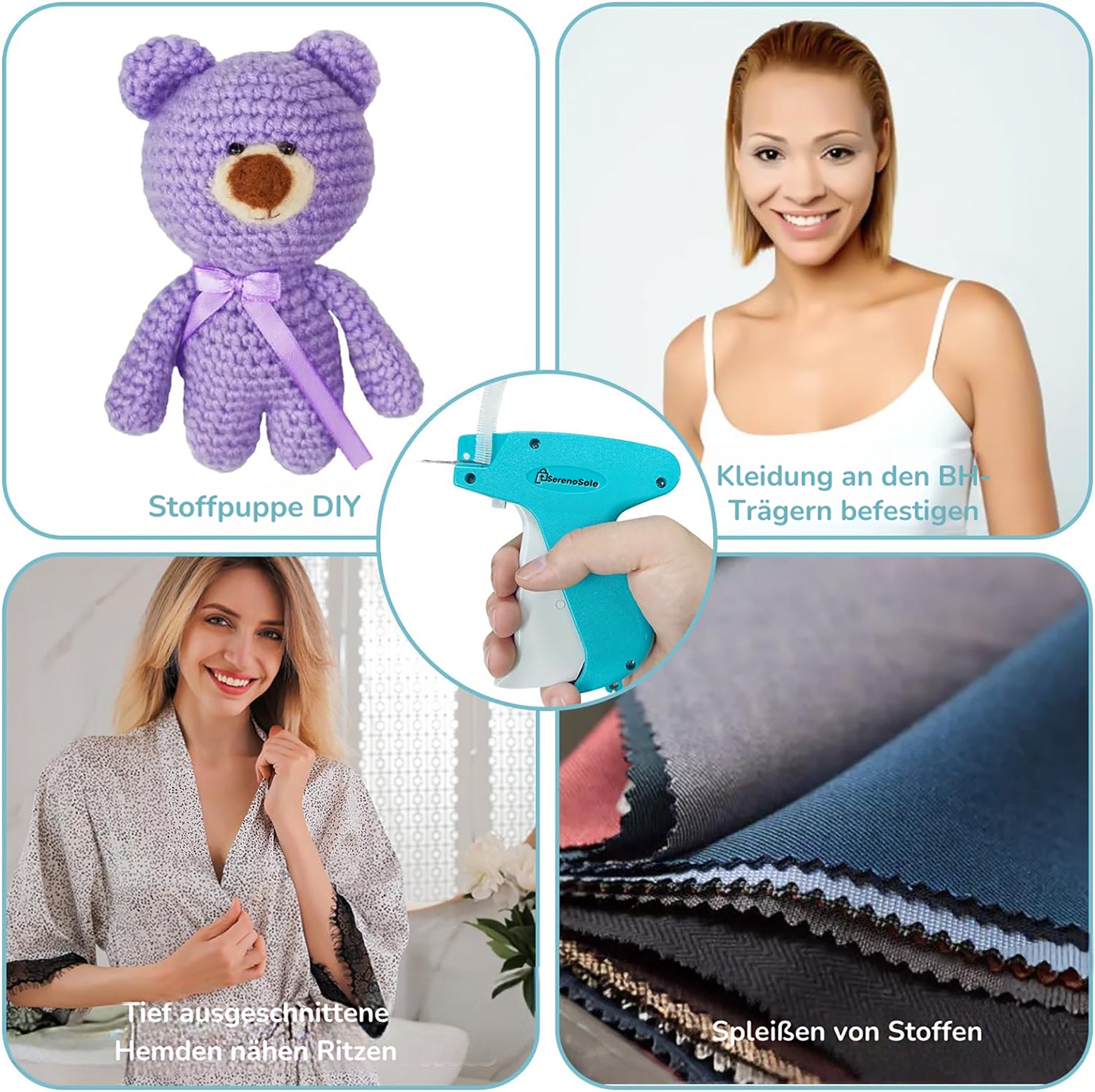 Serenosols™Snelle kleding fixer | Met gratis complete set (1000 gespen 6 naalden)