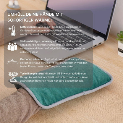 Serenosole™ WarmPulse Schnell aufheizbarer Handwärmer | Hält die Hände warm, ohne zu überhitzen | Schnellster Handwärmer 2024