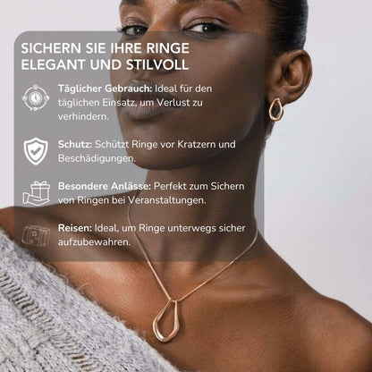 Serenosole™ ketting | Houdt uw ringen veilig | Meest Praktische Ketting 2024 (1+1 GRATIS)