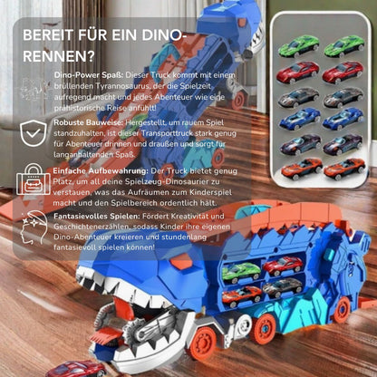 Serenosole™ Jurassic Hauler Tyrannosaurus Transporter | Brüllendes Abenteuer auf Rädern |  Größter Dino-Transporter 2024