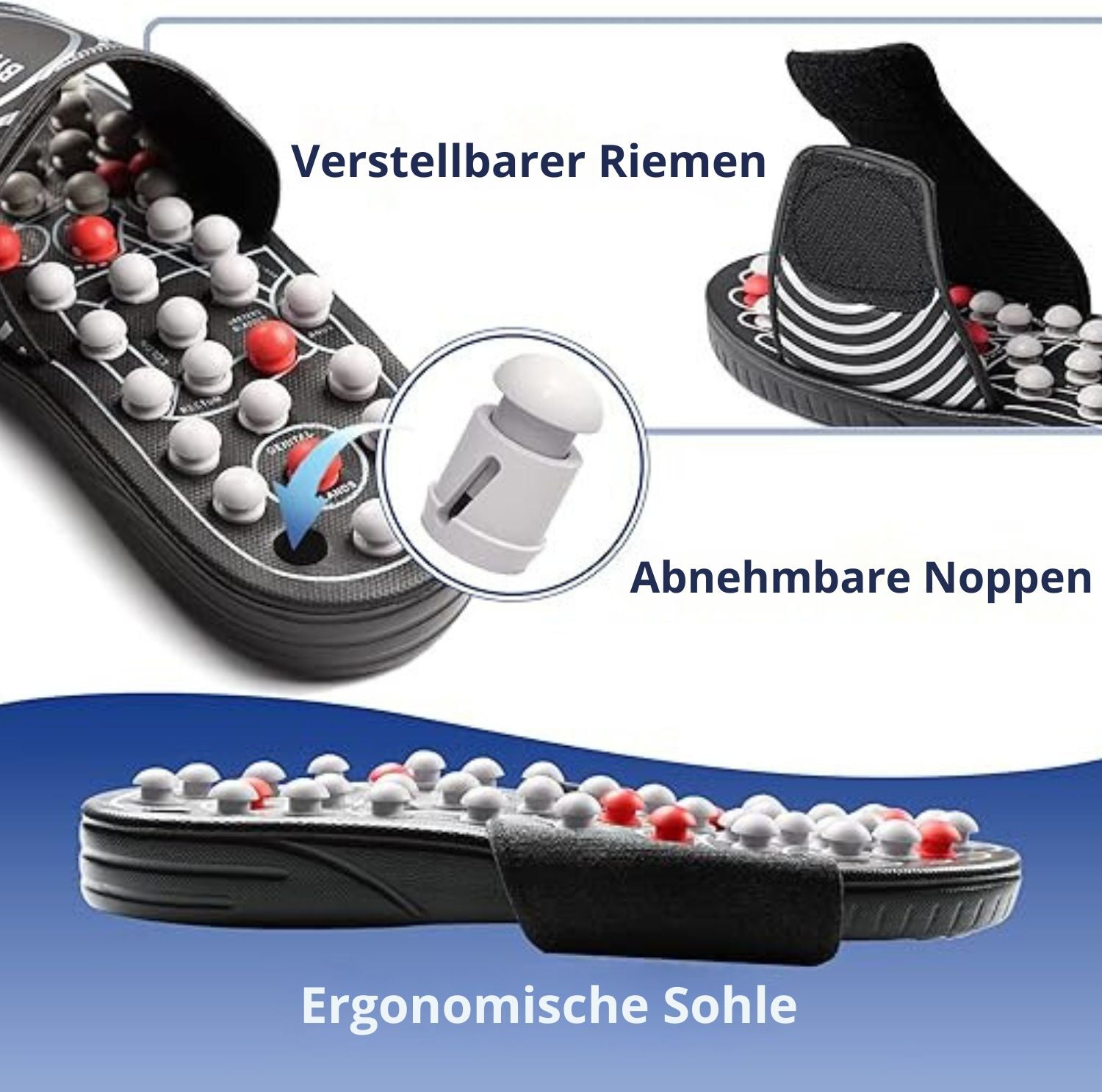 Serenosole™ SootheSteps Akupressur-Hausschuhe | Verwöhne deine Füße täglich | Die besten Fußmassage-Slipper 2024 (1+1 GRATIS)