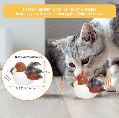 Serenosole™ BirdyBuddy kattenspeeltje | Trekt de aandacht van uw kat en stimuleert het spelen | Meest verslavende kattenspeeltje 2024