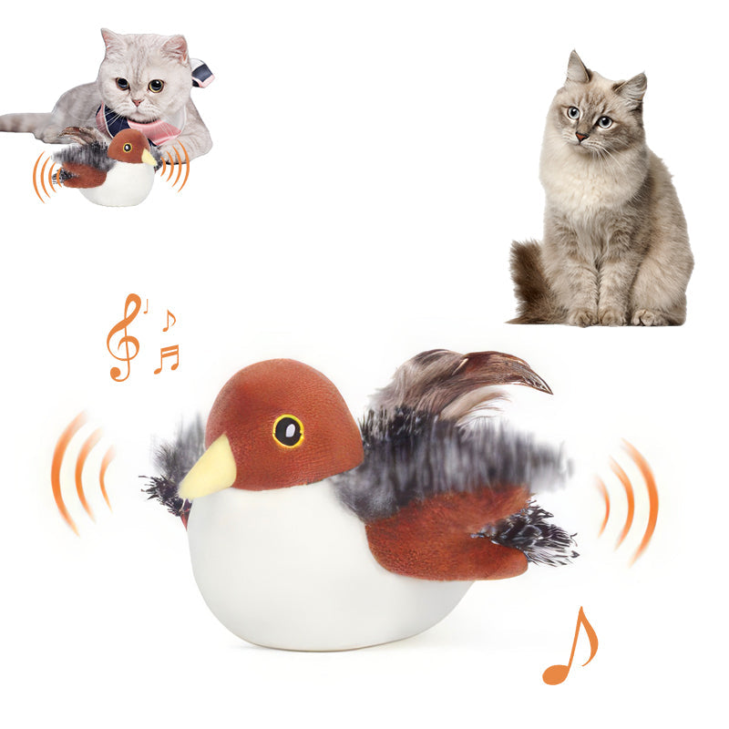 Serenosole™ BirdyBuddy kattenspeeltje | Trekt de aandacht van uw kat en stimuleert het spelen | Meest verslavende kattenspeeltje 2024